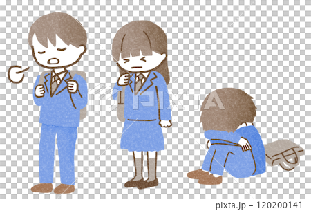 学校に行きたくない子ども 120200141