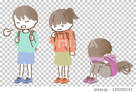 Children who don't want to go to school 120200142