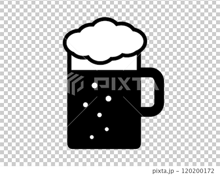 啤酒圖示(剪影) 啤酒圖示(剪影) 120200172
