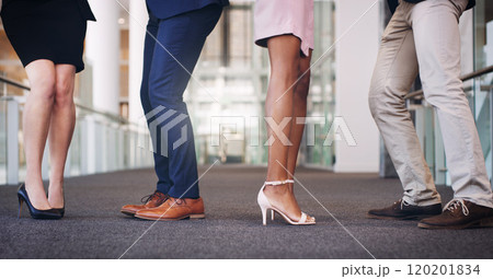 Ready for our next step towards success. Cropped shot of a diverse group of unrecognizable businesspeople standing in the office during the day. Ready for our next step towards success. Cropped shot of a diverse group of unrecognizable businesspeople standing in the office during the day. 120201834