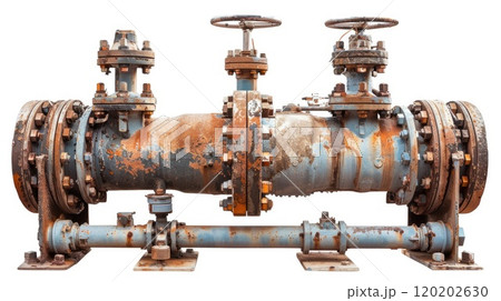 Pipe pump isolated. Generative AI Pipe pump isolated. Generative AI 120202630