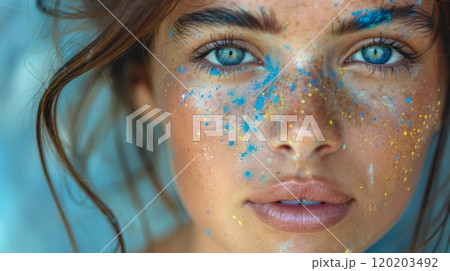 Happy Holi , Concept Indian color festival. 120203492