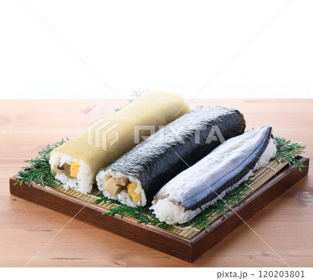 田舎寿司の3本セット ( 海苔巻き 昆布巻き寿司 さんま寿司 ) 郷土料理 和歌山県 那智勝浦町 田舎寿司の3本セット ( 海苔巻き 昆布巻き寿司 さんま寿司 ) 郷土料理 和歌山県 那智勝浦町 120203801