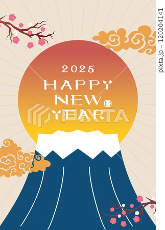 年賀状　2025年　巳年 120204141