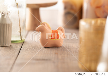 Year of the horse zodiac figure. Year of the horse zodiac figure. 120204344