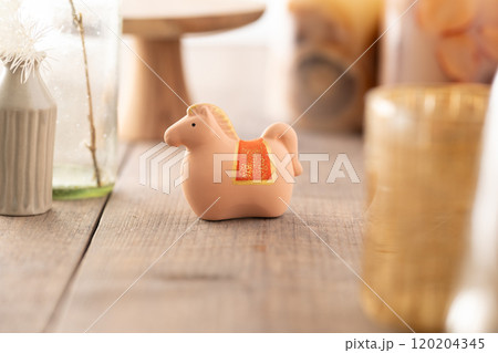 Year of the horse zodiac figure. 120204345