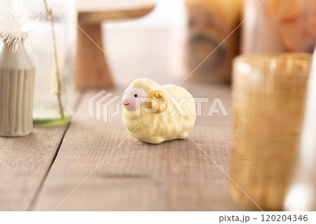 Year of the Sheep zodiac figure. 120204346