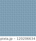 不揃いで曲線的な縦横ラインの内側に白と紺の市松のシームレスな背景柄 120206634