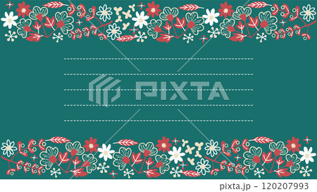 北欧風クリスマスの背景素材 北欧風クリスマスの背景素材 120207993