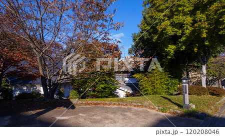 長野県小諸市懐古園の紅葉　 120208046