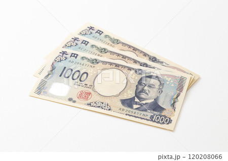 白背景に3000円 白背景に3000円 120208066