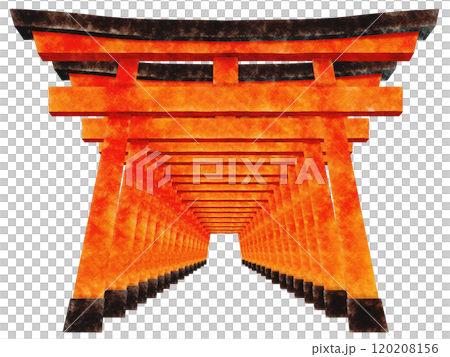 千本鳥居のイラスト 120208156
