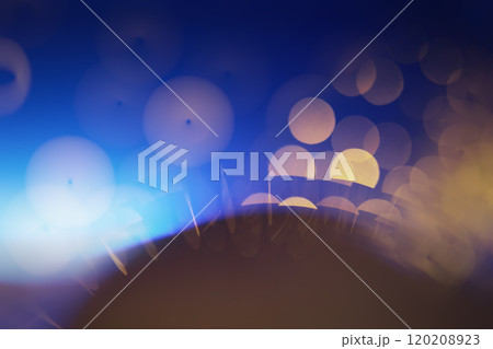 Blurred bokeh background. Abstract bokeh circles on background for layer overlay. 120208923