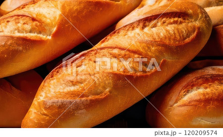 《AI画像》美味しそうなフランスパン 120209574