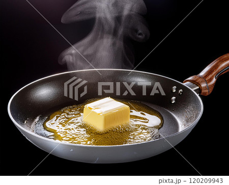 フライパンにバター 120209943