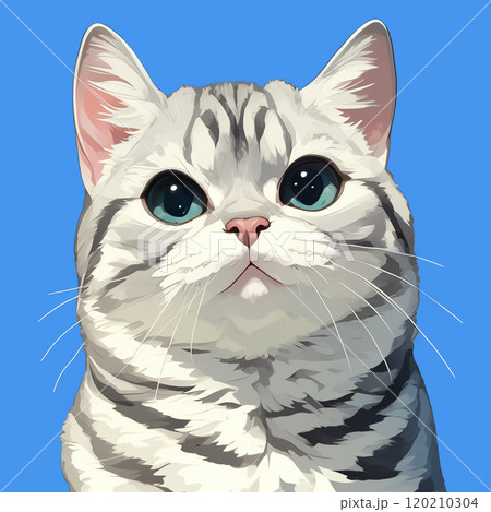 かわいい猫のアバター　AI画像 120210304