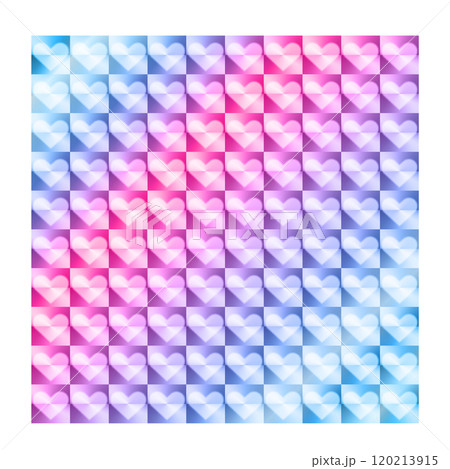 ホログラム_ハートモチーフ1 ホログラム_ハートモチーフ1 120213915