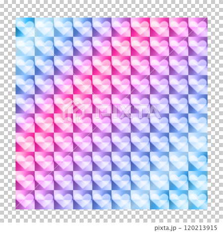 ホログラム_ハートモチーフ1 ホログラム_ハートモチーフ1 120213915