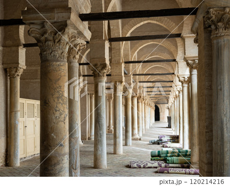 Patio of Great Mosque of Kairouan, Tunisia 120214216