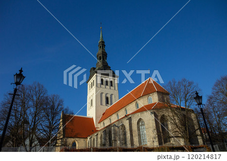 Saint Nicholas Church Niguliste Museum at Old Town on November 14 2024 TALLINN ESTONIA. 120214817