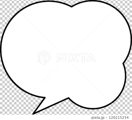 吹き出しイラスト黒 吹き出しイラスト黒 120215254