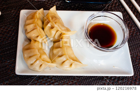 Japanese dumplings gyoza Japanese dumplings gyoza 120216978