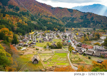 白川郷 紅葉 白川郷 紅葉 120217766