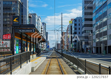 東宿郷駅　芳賀・宇都宮LRT　ライトライン　鬼怒通り 120217837