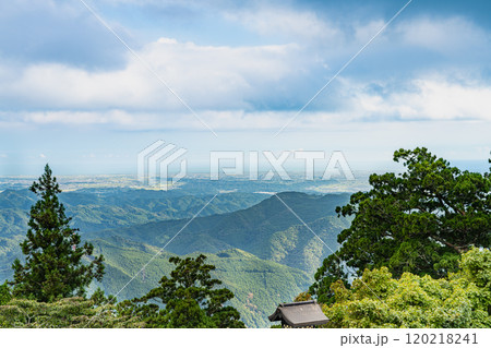 浜松市にある秋葉山本宮秋葉神社上社から見た風景(静岡県) 120218241