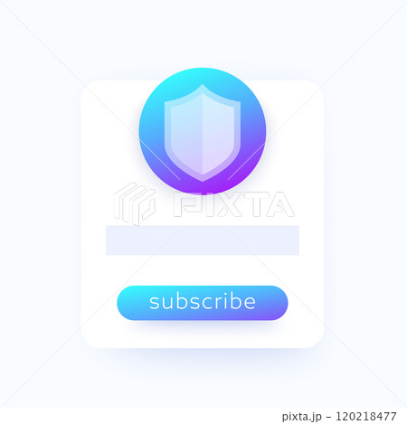 subscribe to VPN service, vector ui design 120218477