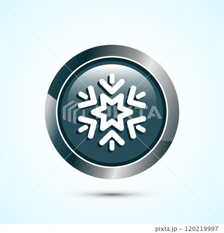 Snowflake icon design, Keep frozen icon. Button Design 120219997