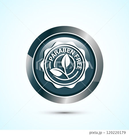 Paraben free icon design, suitable for product label. Button Design Paraben free icon design, suitable for product label. Button Design 120220179