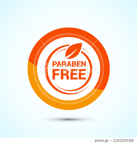 Paraben free icon design, suitable for product label. Button Design Paraben free icon design, suitable for product label. Button Design 120220188