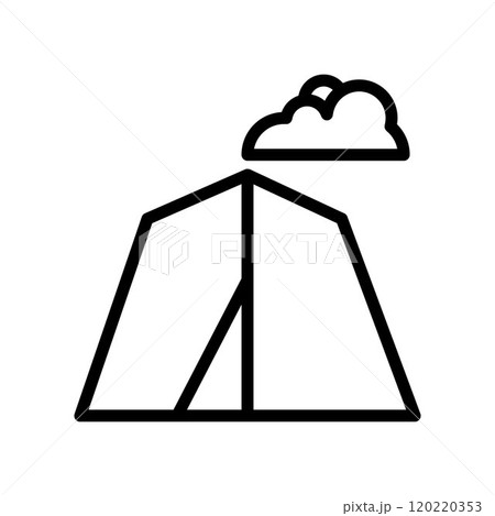 This is a Nice Tent Icon design 120220353