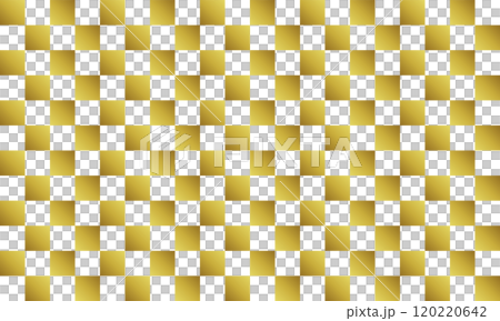Seamless checkered horizontal background (antique gold gradation) 120220642