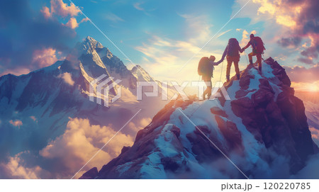 仲間と登る山 120220785