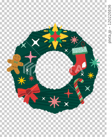 クリスマスリース 120220836