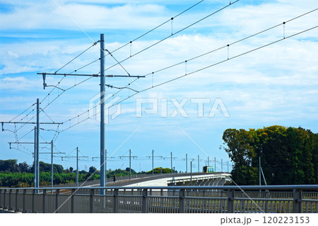 芳賀・宇都宮LRT ライトラインと田園風景 芳賀・宇都宮LRT ライトラインと田園風景 120223153