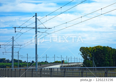 芳賀・宇都宮LRT ライトラインと田園風景 芳賀・宇都宮LRT ライトラインと田園風景 120223156