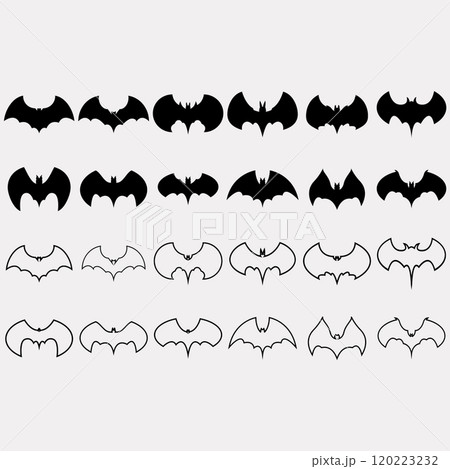 collection of bat logos 120223232