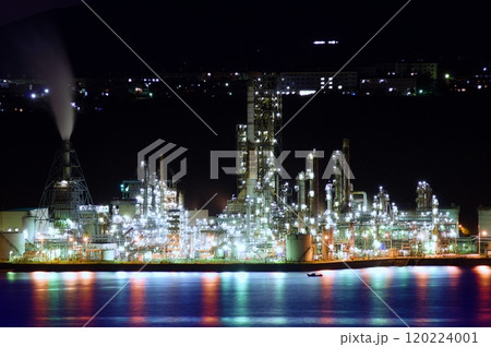 工業の夜景 (北海道室蘭市) 工業の夜景 (北海道室蘭市) 120224001