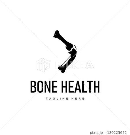 Bone Logo, Bone Care Health Design, Simple Symbol Template Illustration 120225652