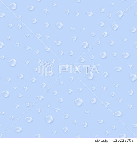 Vector seamless drops pattern on blue background 120225705