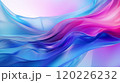 Abstract fluid gradient waves in blue and pink, modern background 120226232