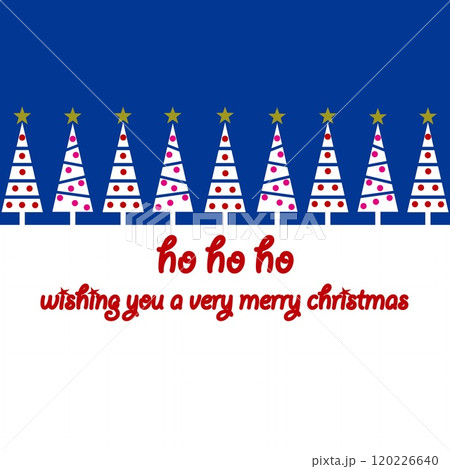 メリークリスマス merry christmas ho ho ho クリスマスツリーの