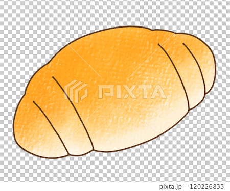 ゆるめシンプルロールパン　アナログ風 120226833