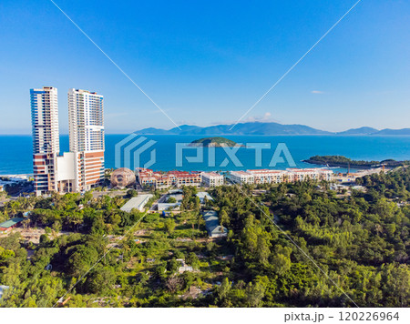 Modern architecture by the sea.   120226964