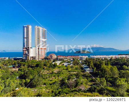 Modern architecture by the sea. Modern architecture by the sea. 120226971