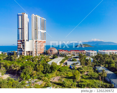 Modern architecture by the sea. Modern architecture by the sea. 120226972