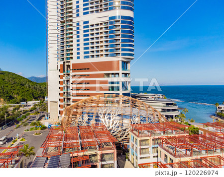 Modern architecture by the sea. Modern architecture by the sea. 120226974